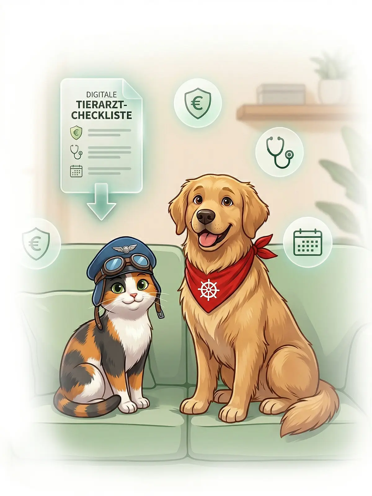 Tierlotse Newsletter Motiv mit Hund und Katze