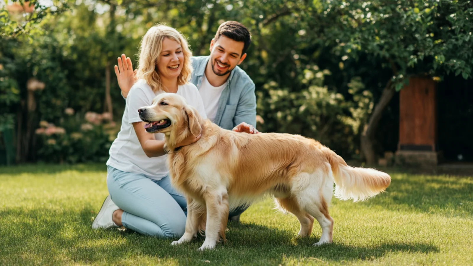 Golden Retriever im Alltag