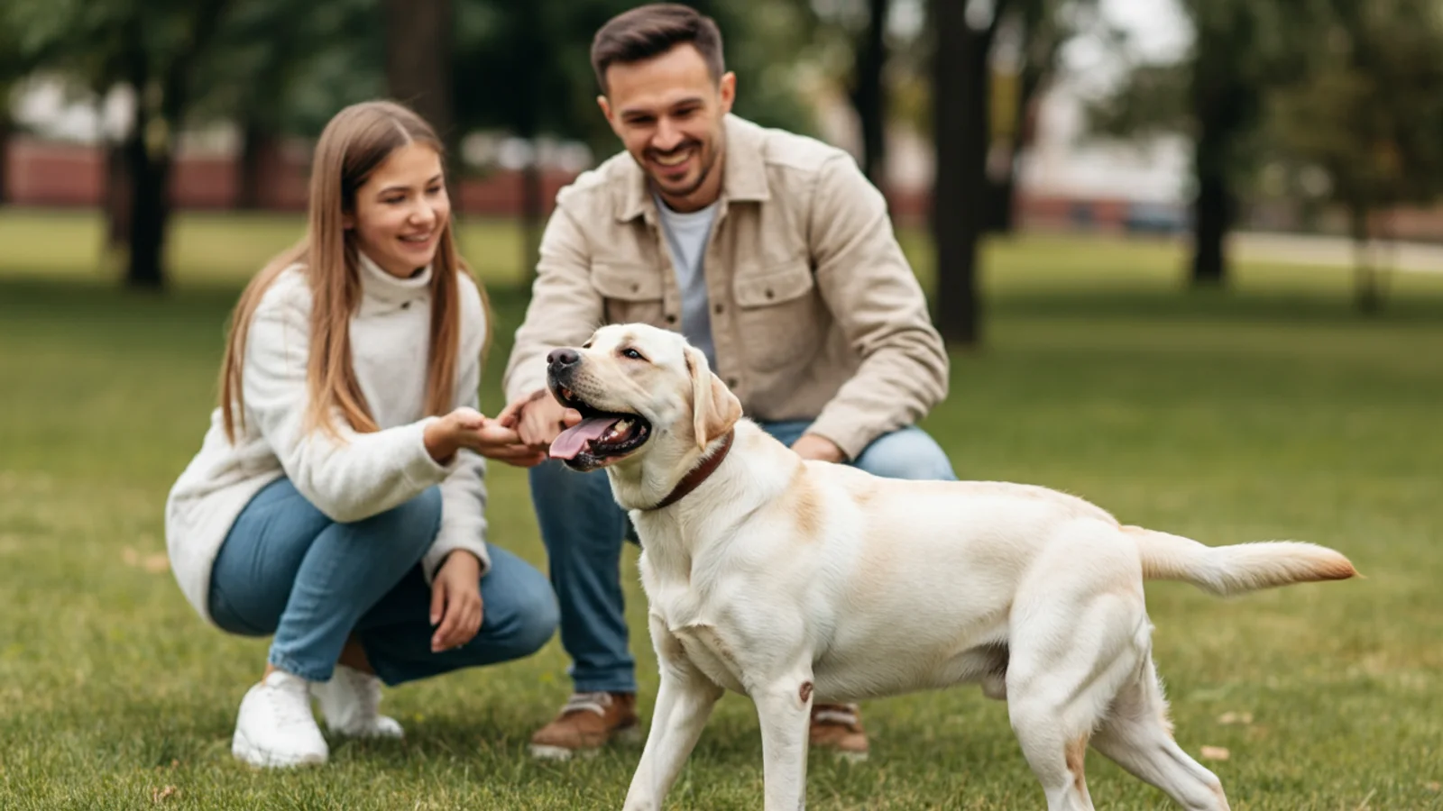 Labrador Retriever im Alltag